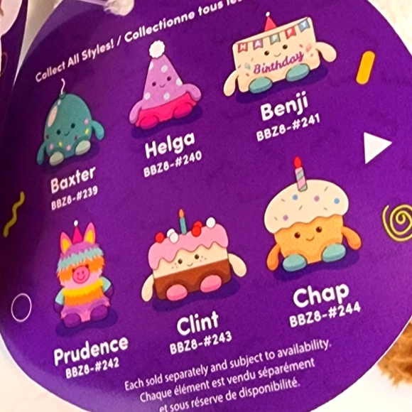 CLINT 🎂 Birthday Cake Bum Bumz Party Bumz Series by Kelly Toy ☆》NWT《☆ - Picture 3 of 10